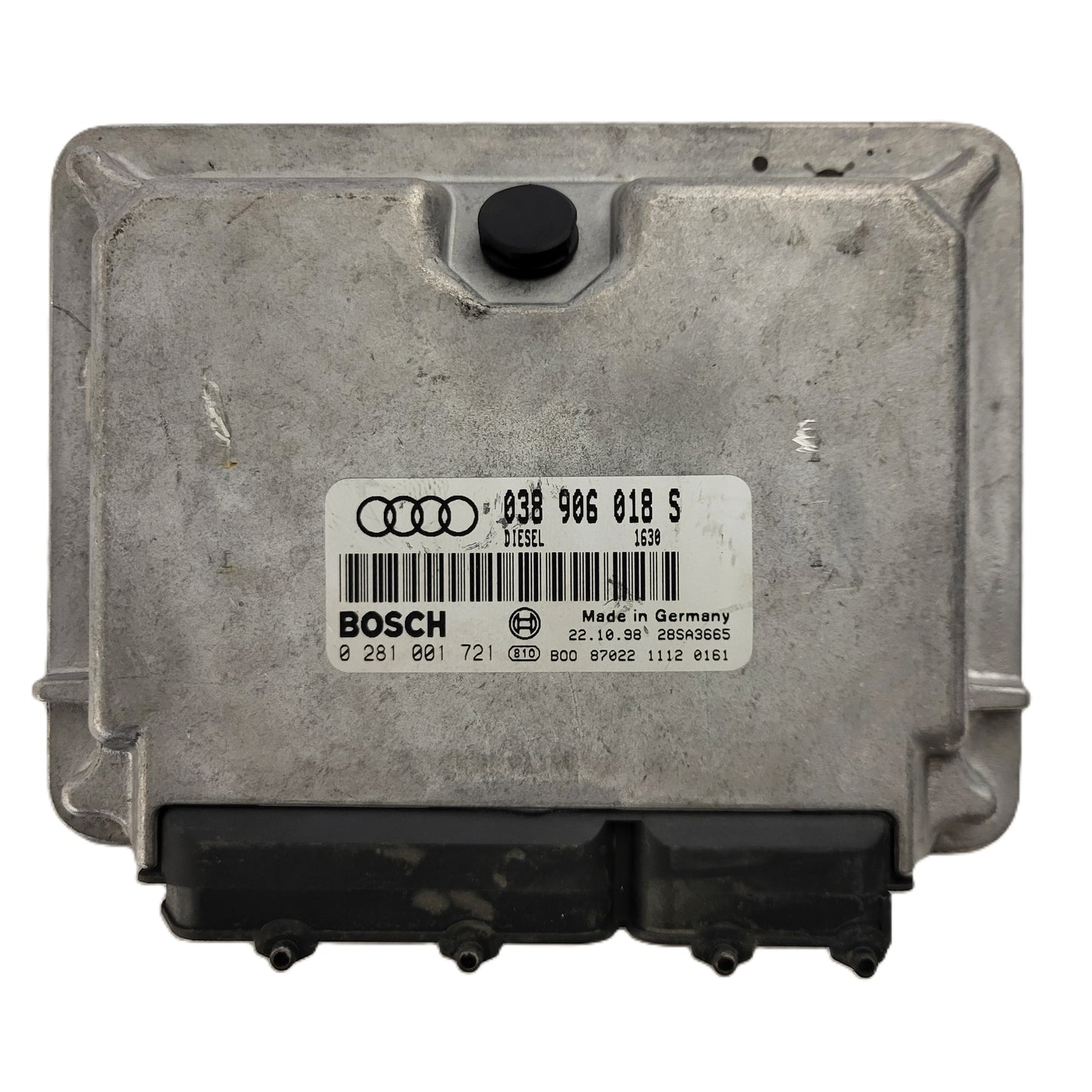 Audi A4 ECU / 038906018S / 0281001721 / BOSCH