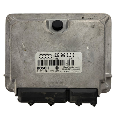 Audi A4 ECU / 038906018S / 0281001721 / BOSCH