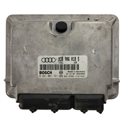 Audi A4 ECU / 038906018S / 0281001721 / BOSCH