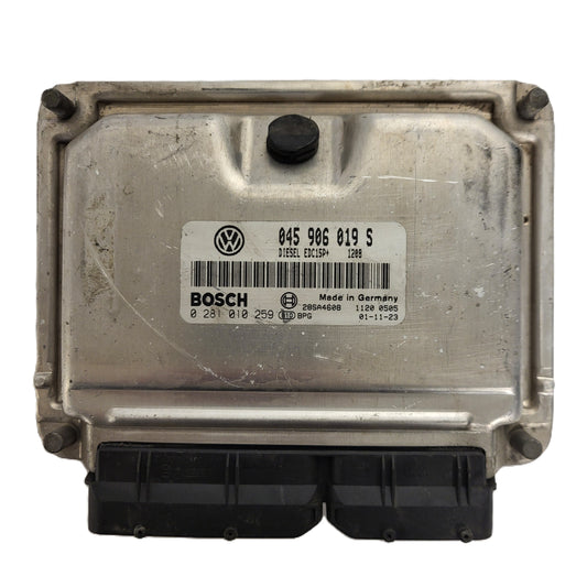 VW GOLF ECU / 045906019S / 0281010259 / EDC15P+ / BOSCH
