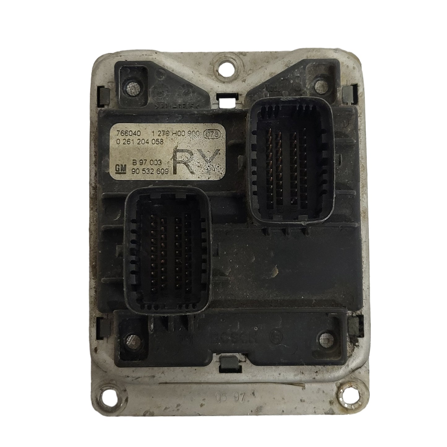 Opel Corsa 1.0 ECU / 0261204058 / 90532609 / RY / BOSCH