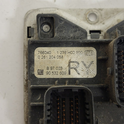 Opel Corsa 1.0 ECU / 0261204058 / 90532609 / RY / BOSCH
