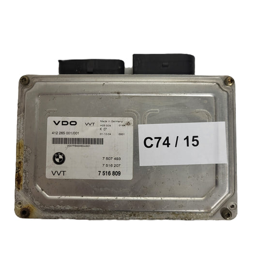 BMW ECU / 412265001 / 412265001/001 / 7516809 / 7507493 / 7516207 / VVT / VDO