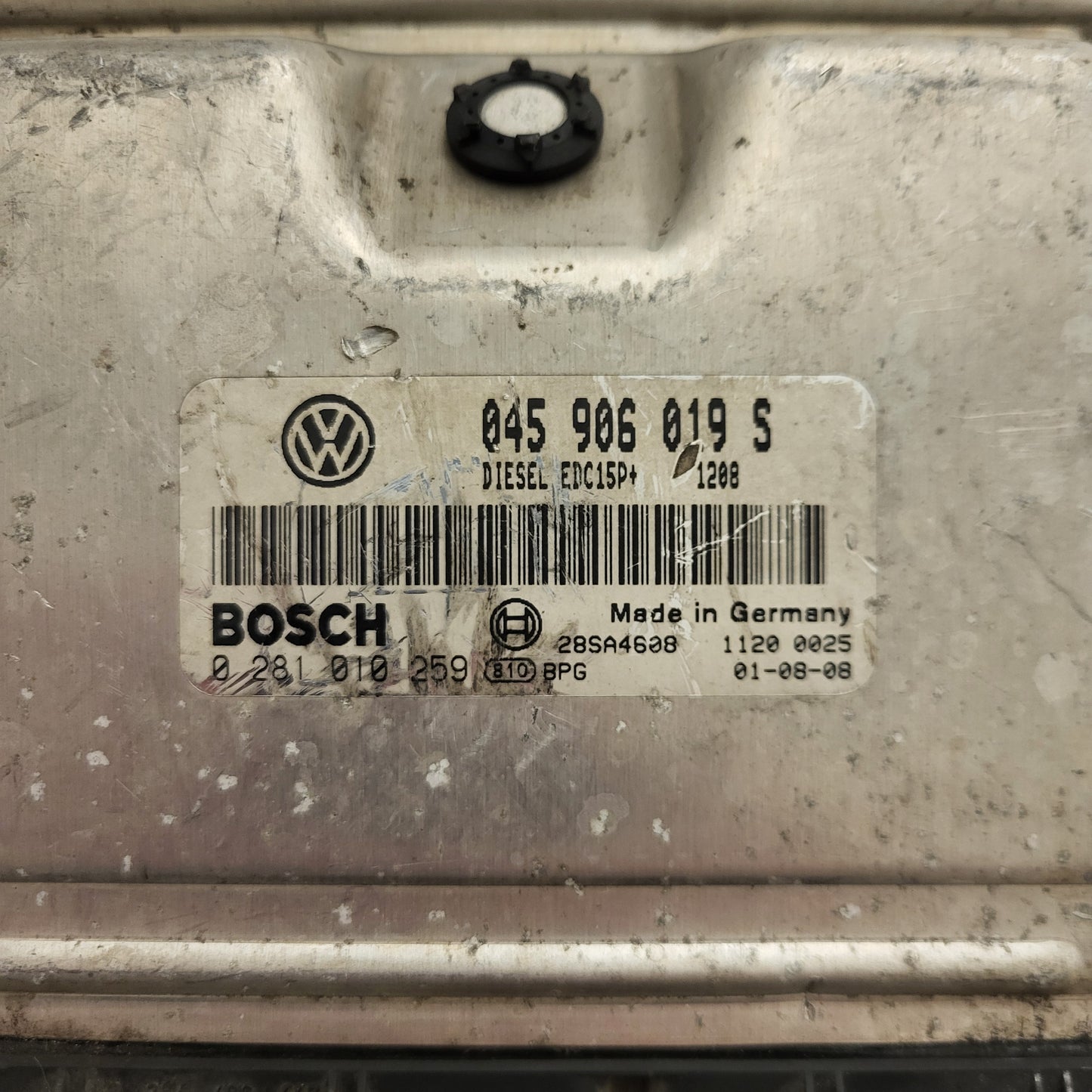 VW GOLF ECU / 045906019S / 0281010259 / EDC15P+ / BOSCH