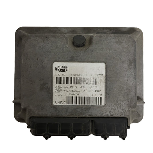 Fiat 600 ECU / IAW4AF.M7 / 73501877 / HW204 / MAGNETI MARELLI