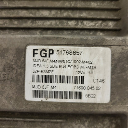 LANICA MUSA ECU / 51768657 / MJD6JF.M4 / HW01C / MAGNETI MARELLI