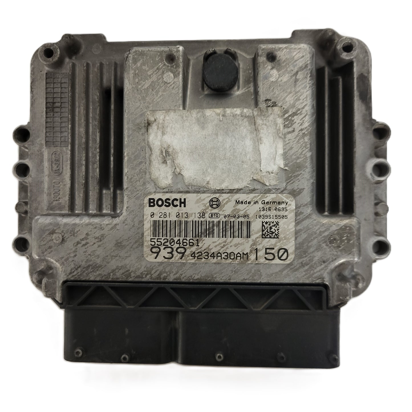 ALFA ROMEO 159 ECU / 0281013138 / 55204661 / 9394234A30AM / 1039S15505 / BOSCH