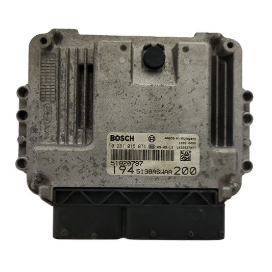 FIAT CROMA ECU / 0281015074 / 51820797 / BOSCH