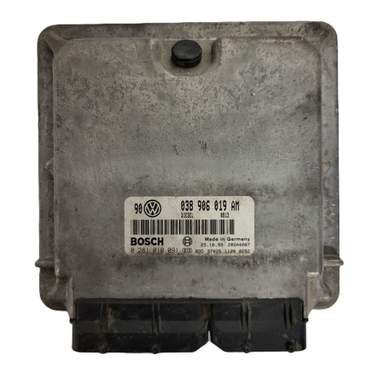 VW GOLF ECU / 038906019AM / 0281010091 / BOSCH