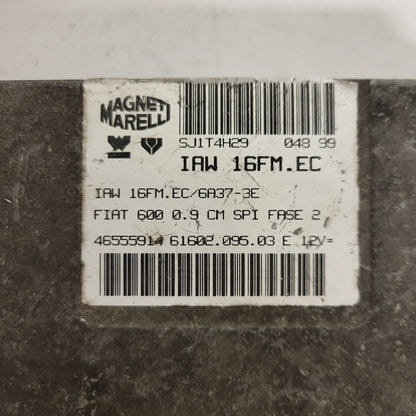 FIAT 600 SEICENTO ECU / IAW 16FM.EC / 46555914 / 61602.095.03 / MAGNETI MARELLI
