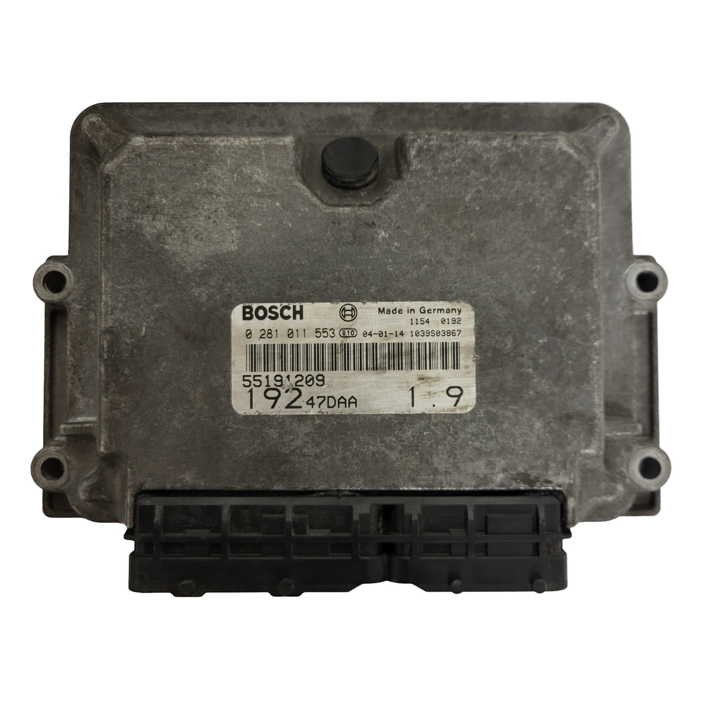 FIAT STILO 1.9 JTD ECU / 0281011553 / 55191209 / 19247DAA / BOSCH