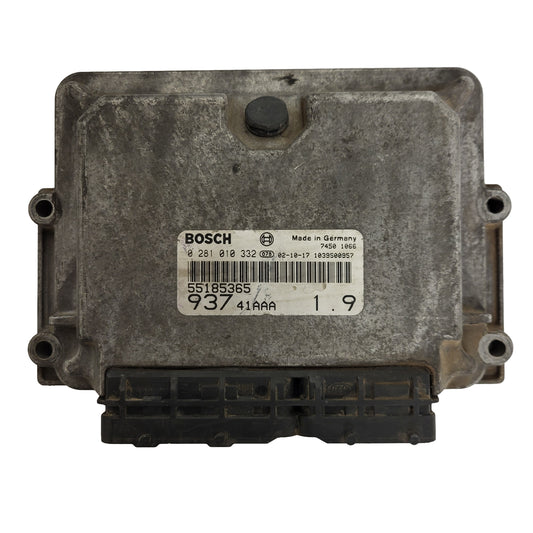 ALFA 147 ECU / 0281010332 / 55185365 / BOSCH