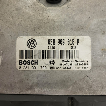 VW PASSAT B5 ECU / 038906018P / 0281001720 / BOSCH