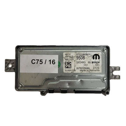FIAT ALFA MODULE ECU / NRCS2 / 670219508 / 19224BQ / SW R2.21 / HW C1.0D / BOSCH MOPAR
