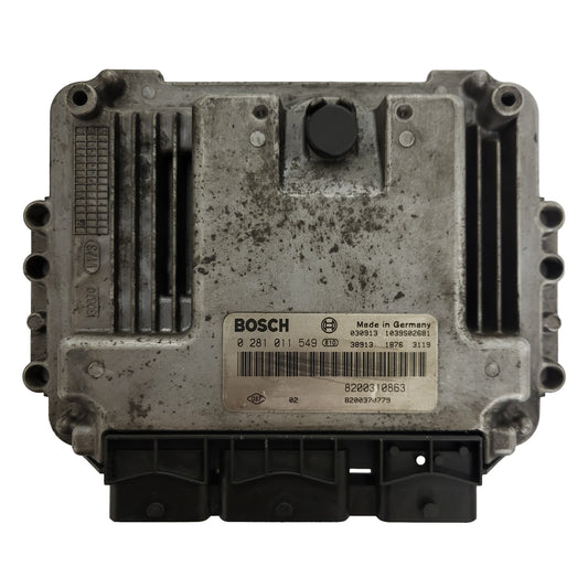 Renault ECU / 0281011549 / 8200310863 / 8200370779 / BOSCH
