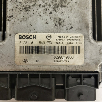 Renault ECU / 0281011549 / 8200310863 / 8200370779 / BOSCH