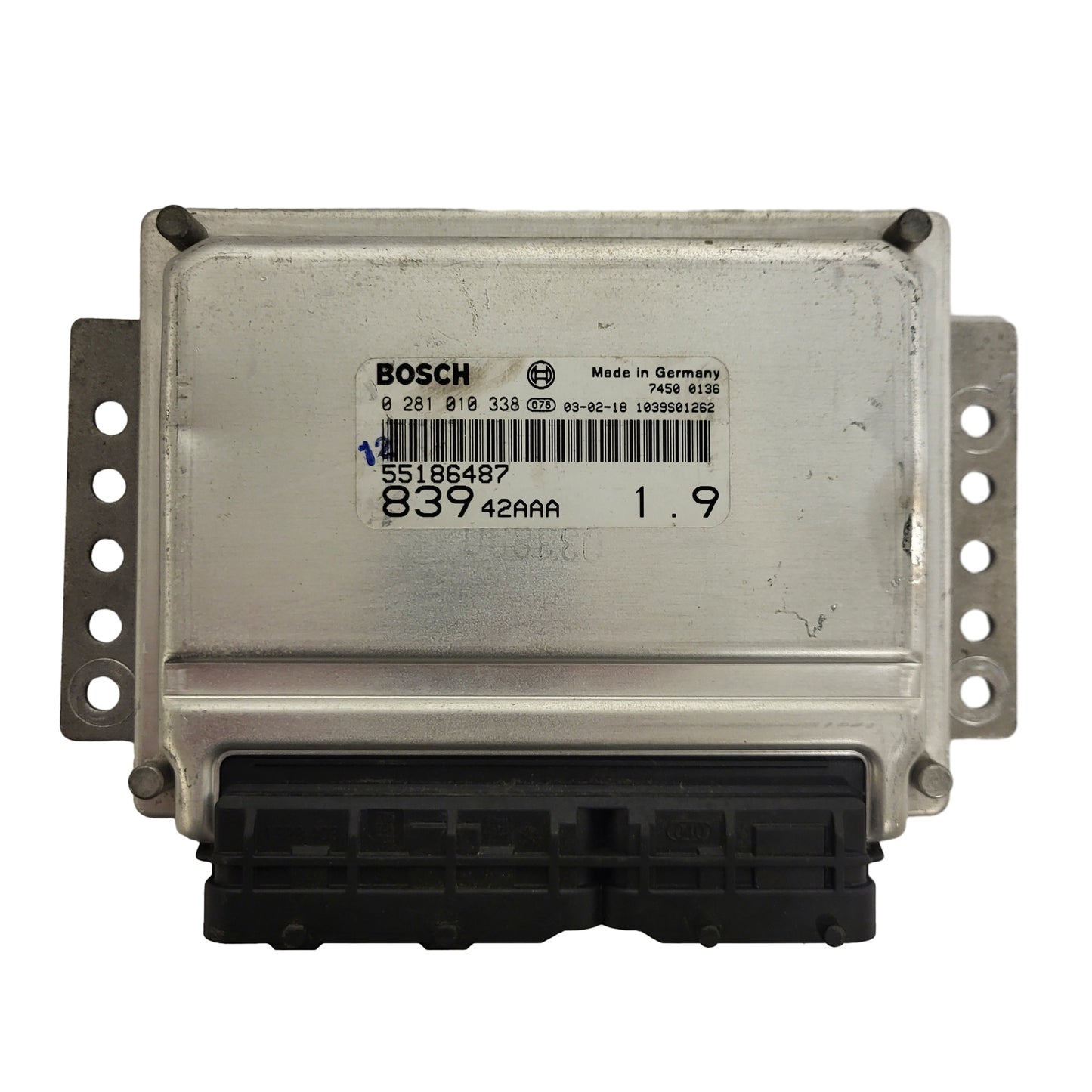 LANCIA LYBRA ECU / 0281010338 / 55186487 / BOSCH