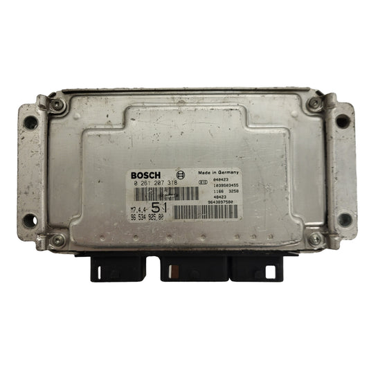 Citroen Xsara ECU / 0261207318 / 9653492580 / 9643897580 / BOSCH