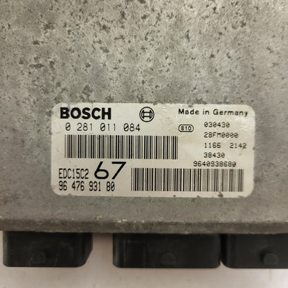CITROEN XSARA ECU / 0281011084 / 9647693180 / EDC15C2 / BOSCH