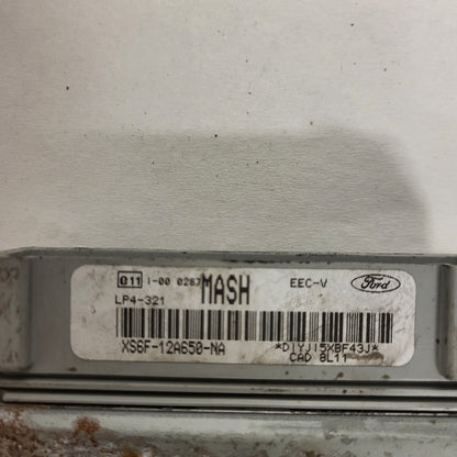 FORD FIESTA ECU / XS6F-12A650-NA / MASH / LP4-321 / EEC-V /