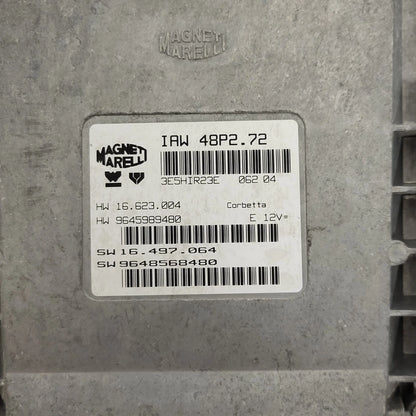 PEUGEOT CITROEN ECU / IAW 48P2.72 / SW 9648568480 / HW 9645989480 - C76-12 - 2