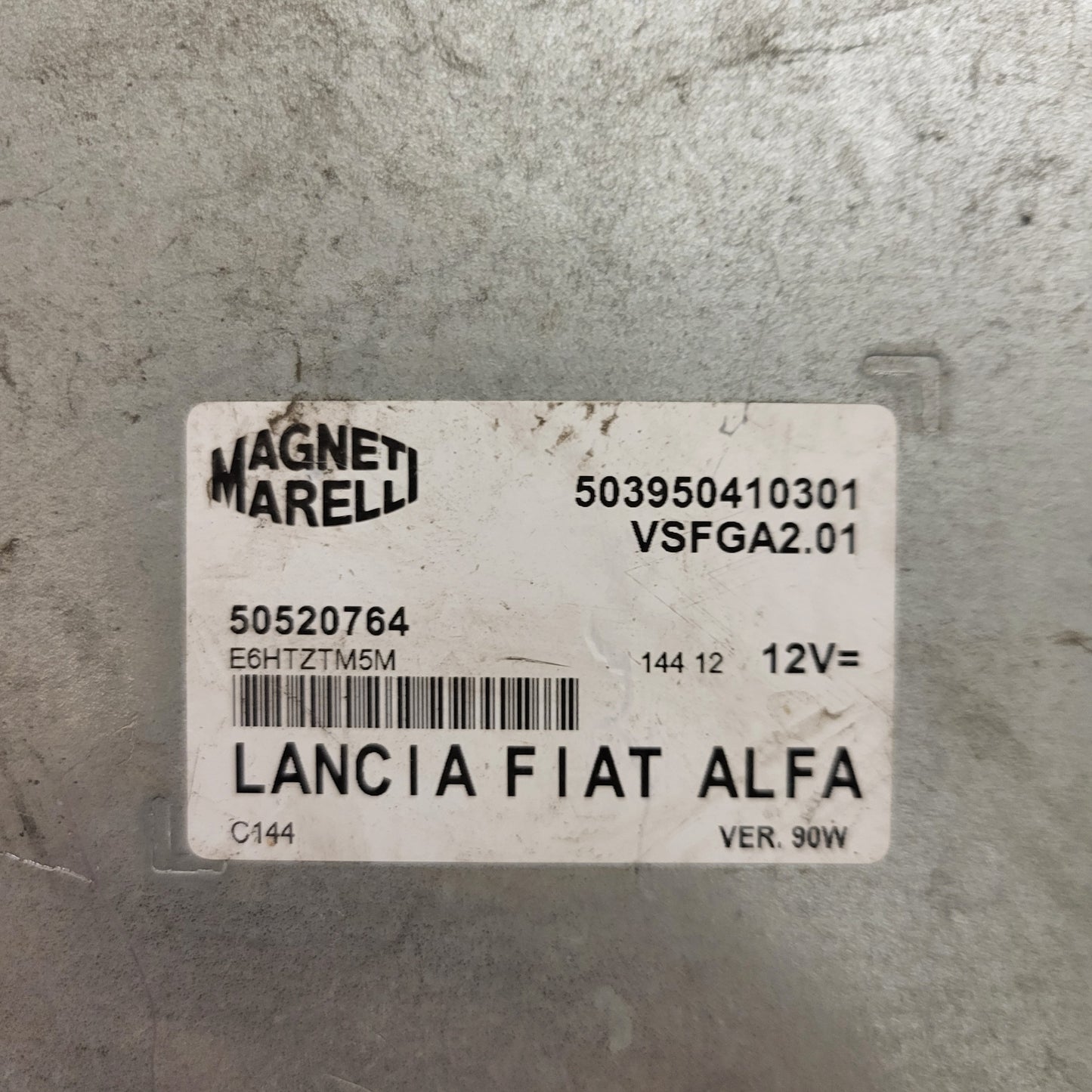 FIAT ALFA ROMEO MODULE ECU / 50520764 / 571950410301 / VSFGA2.01 / RADIO