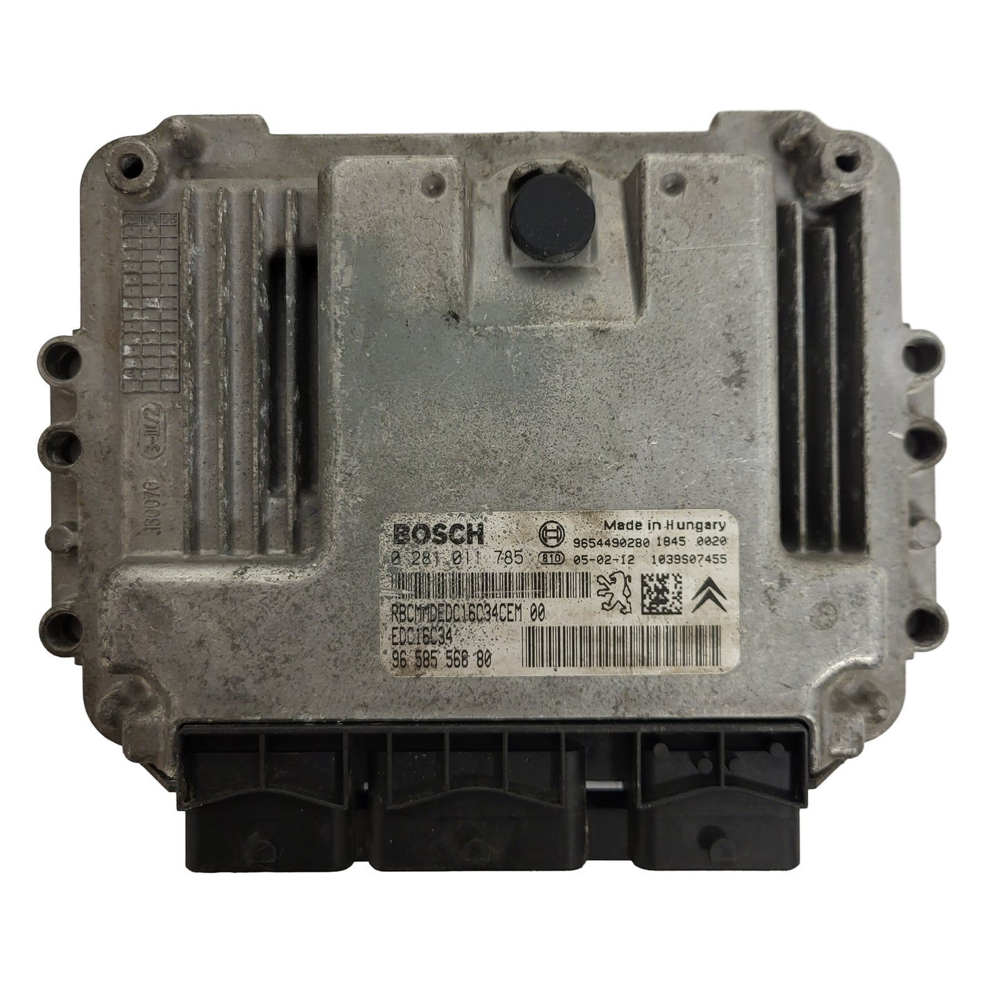 Peugeot Citroen ECU / 0281011785 / 9656709880 / 9654490280 / EDC16C34 / BOSCH