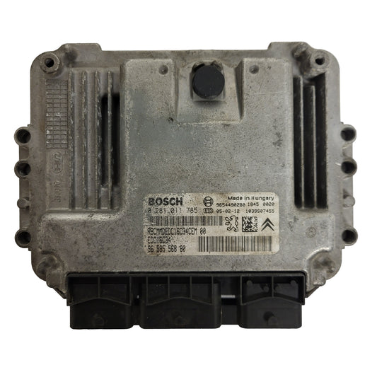 Peugeot Citroen ECU / 0281011785 / 9656709880 / 9654490280 / EDC16C34 / BOSCH