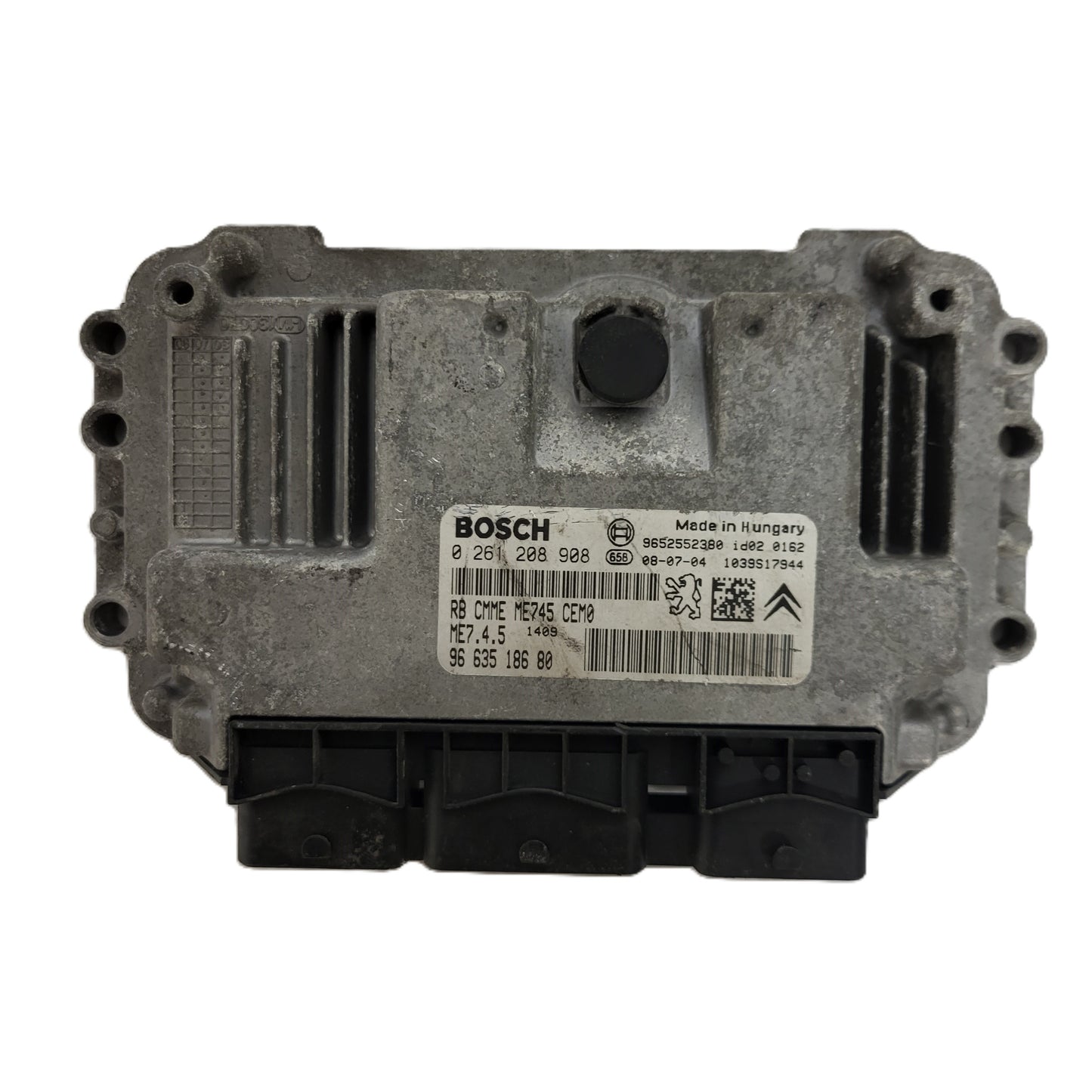 CITROEN PEUGEOT ECU / 0261208908 / ME7.4.5 / 9663518680 / 9652552380 / ME745 / BOSCH