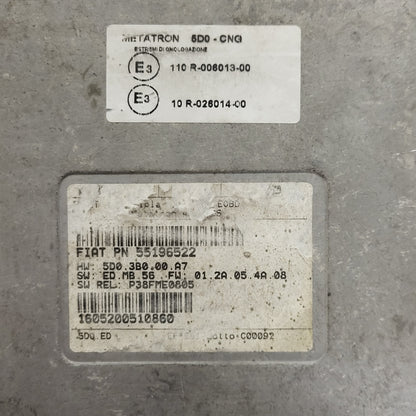 FIAT MULTIPLA BIPOWER ECU / 55196522 / 4100105 / C601 / METATRON