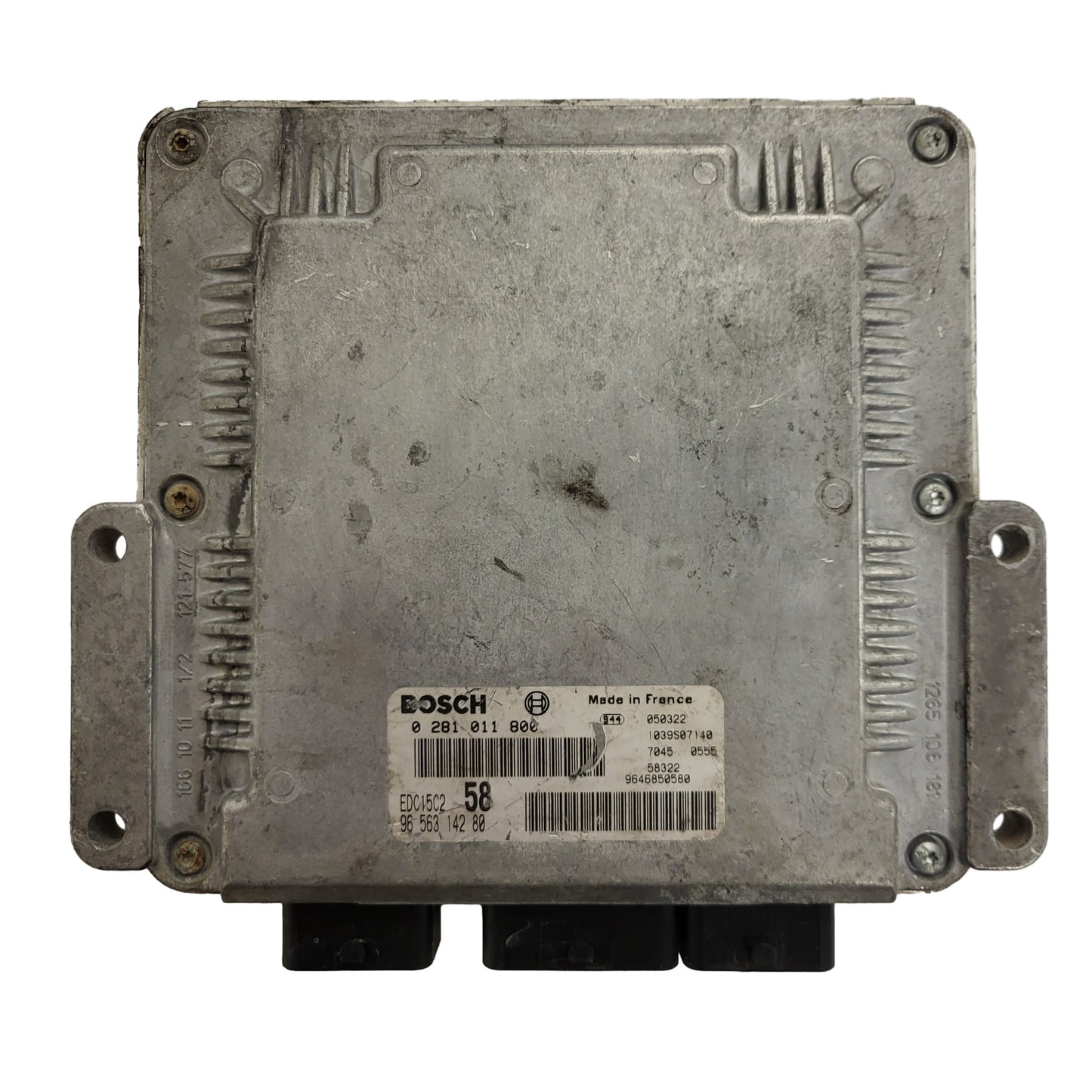 FIAT ULYSSE 807 ECU / 0281011800 / EDC15C2 / 9656314280 / BOSCH