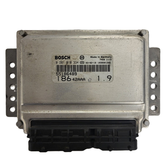 Fiat MULTIPLA 1.9 ECU / 0281010334 / 73501228 / BOSCH