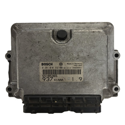ALFA 147 ECU / 0281010332 / 55185365 / BOSCH