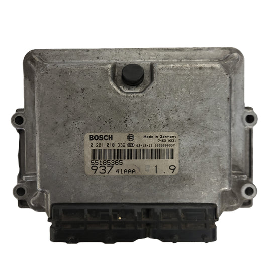 ALFA 147 ECU / 0281010332 / 55185365 / BOSCH