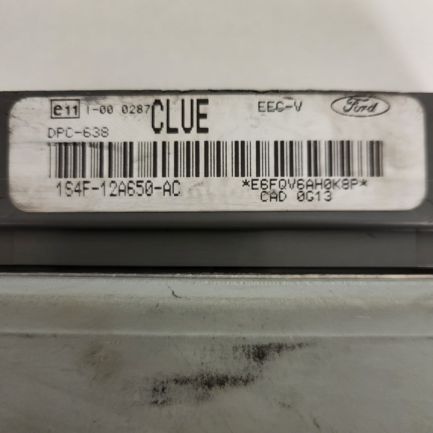 FORD FOCUS ECU / 1S4F-12A650-AC / CLUE / DPC-638 / PCM / VISTEON