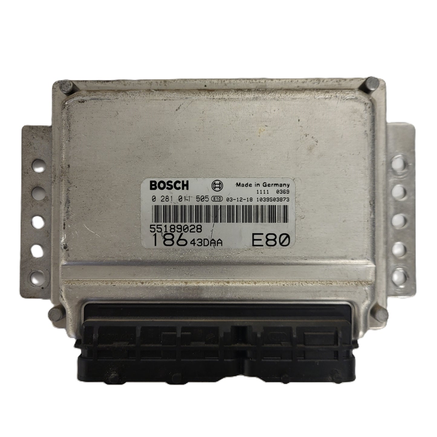 FIAT MULTIPLA ECU / 0281011505 / 55189028 / BOSCH