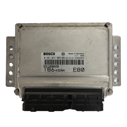 FIAT MULTIPLA ECU / 0281011505 / 55189028 / BOSCH