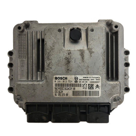 PEUGEOT CITROEN ECU / 0281012524 / 9659137380 / EDC16C34 / BOSCH