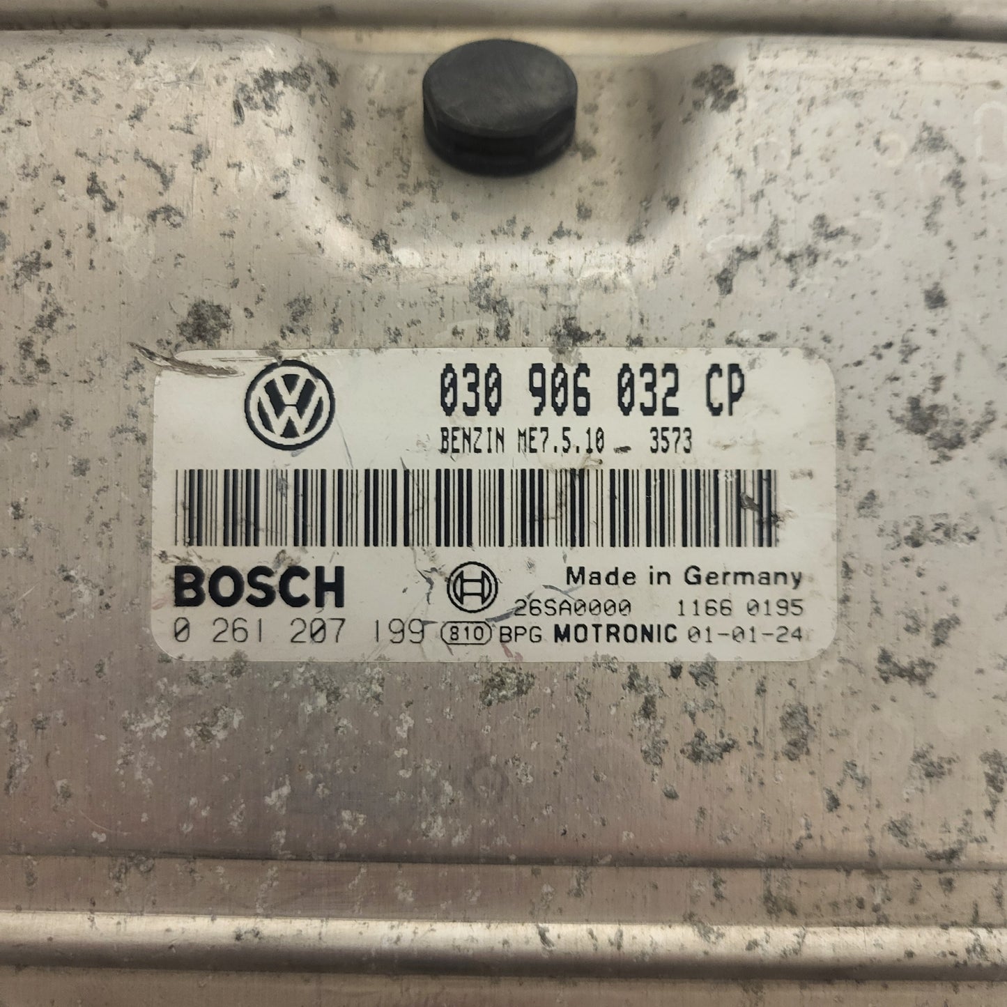 VW LUPO ECU / 030906032CP / 0261207199 / ME7.5.10 / BOSCH