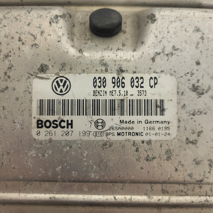 VW LUPO ECU / 030906032CP / 0261207199 / ME7.5.10 / BOSCH
