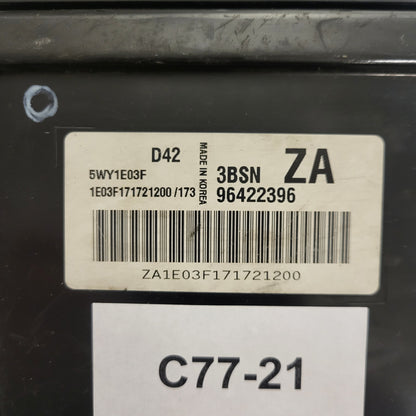 CHEVROLET ECU / 96422396 / ZA / 5WY1E03E / 3BSN