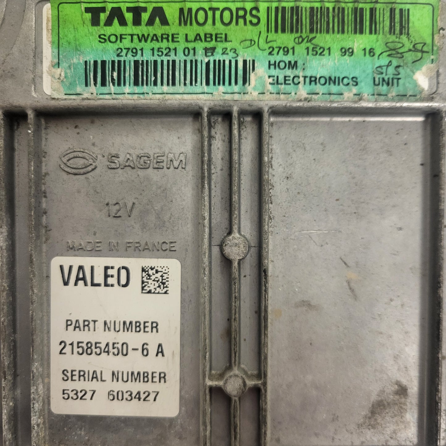 TATA INDICA ECU / 279115210123 / 21585450-6 / 279115219916 / VALEO