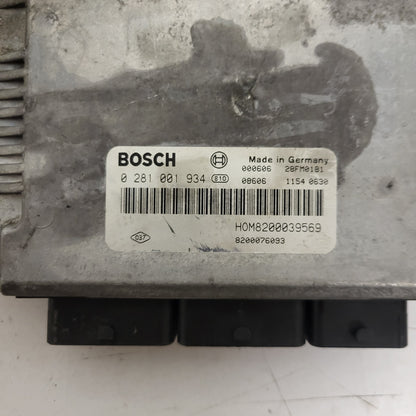 Renault Laguna ECU / 0281001934 / 8200039569 / 8200076093 / BOSCH