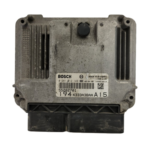 FIAT CROMA 1.9 JTDM ECU / 0281012149 / 55202701 / BOSCH