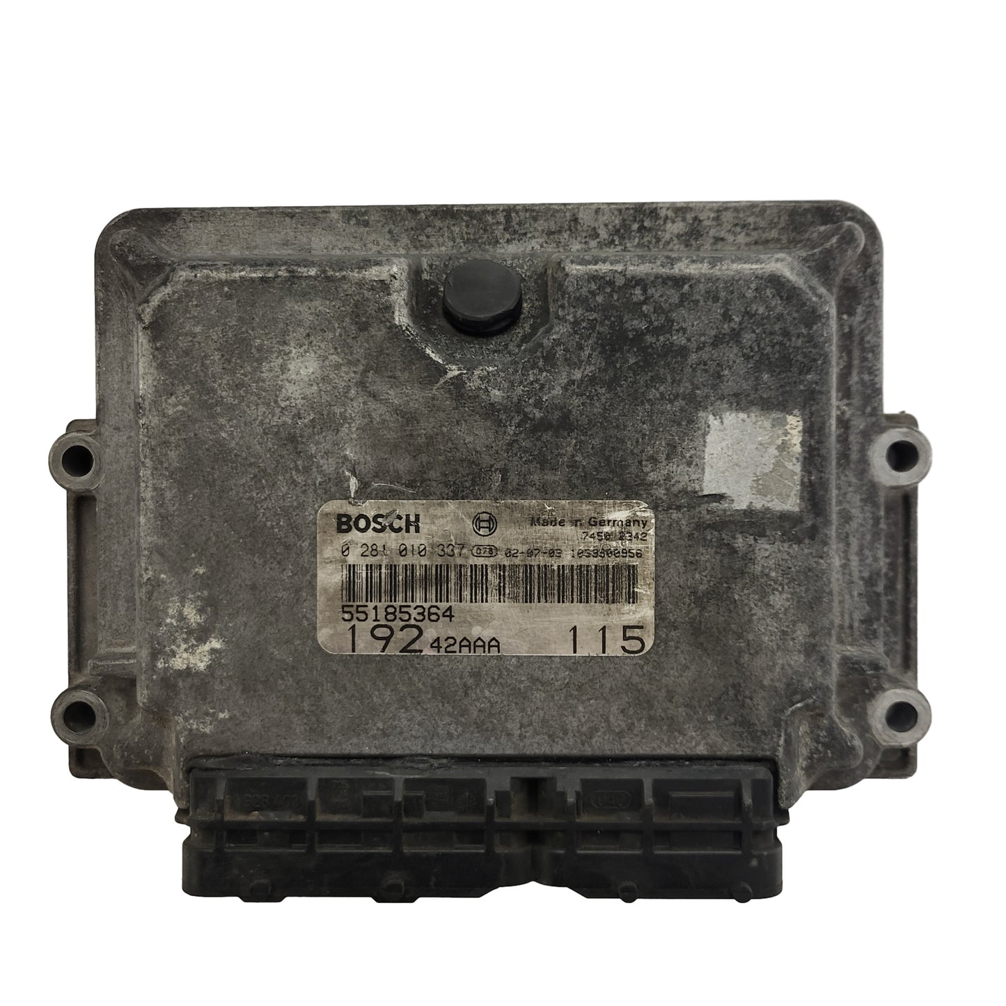 Fiat Stilo 1.9 JTD ECU / 0281010337 / 55185364 / BOSCH