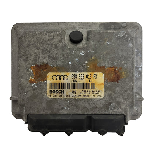 AUDI A4 B5 1.9 TDI ECU / 038906018FD / 0281001966 / BOSCH