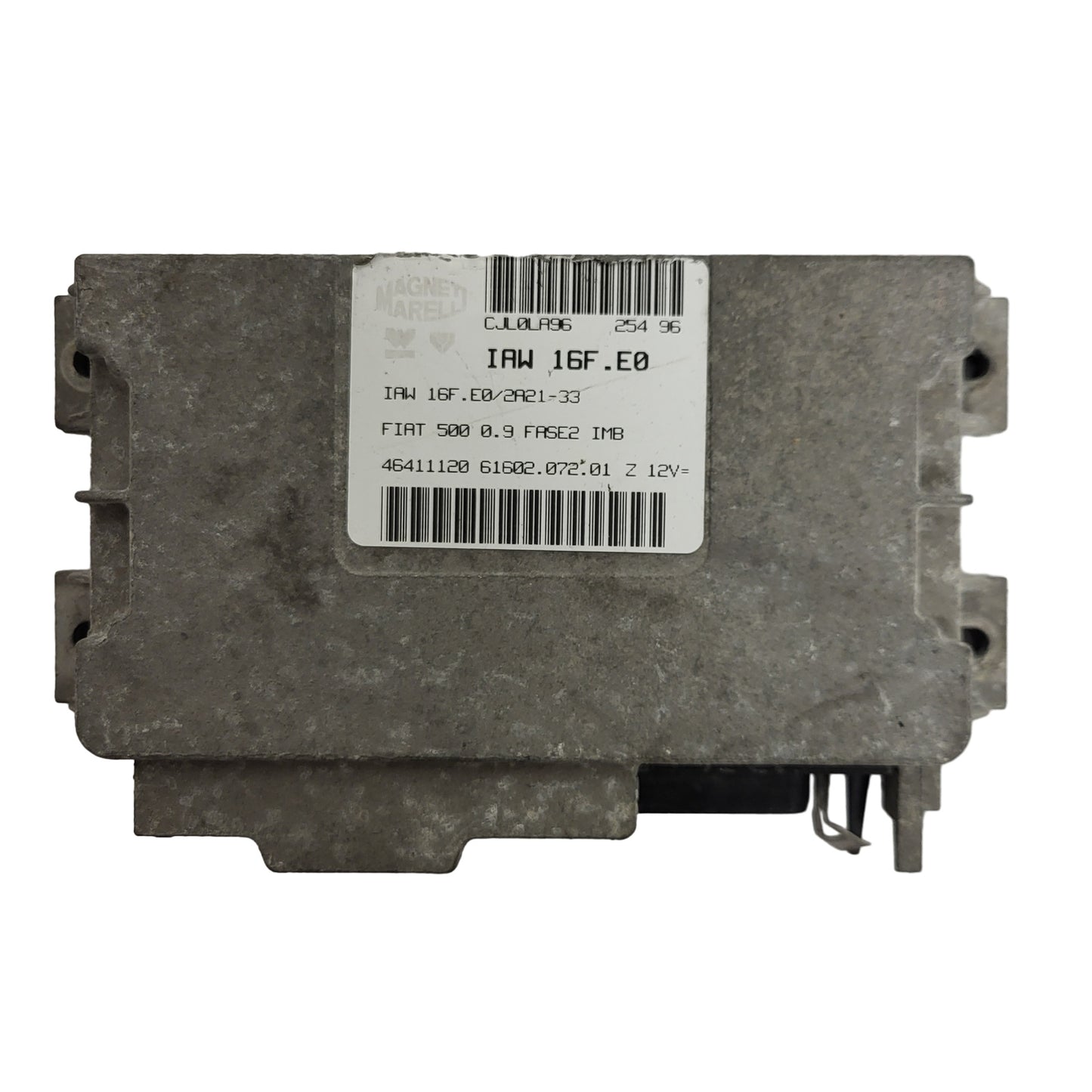 FIAT 500 0.9 ECU / IAW 16F.E0 / 46411120 / 61602.072.01 / MAGNETI MARELLI