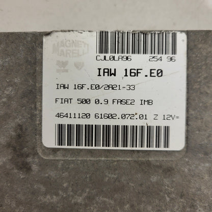 FIAT 500 0.9 ECU / IAW 16F.E0 / 46411120 / 61602.072.01 / MAGNETI MARELLI
