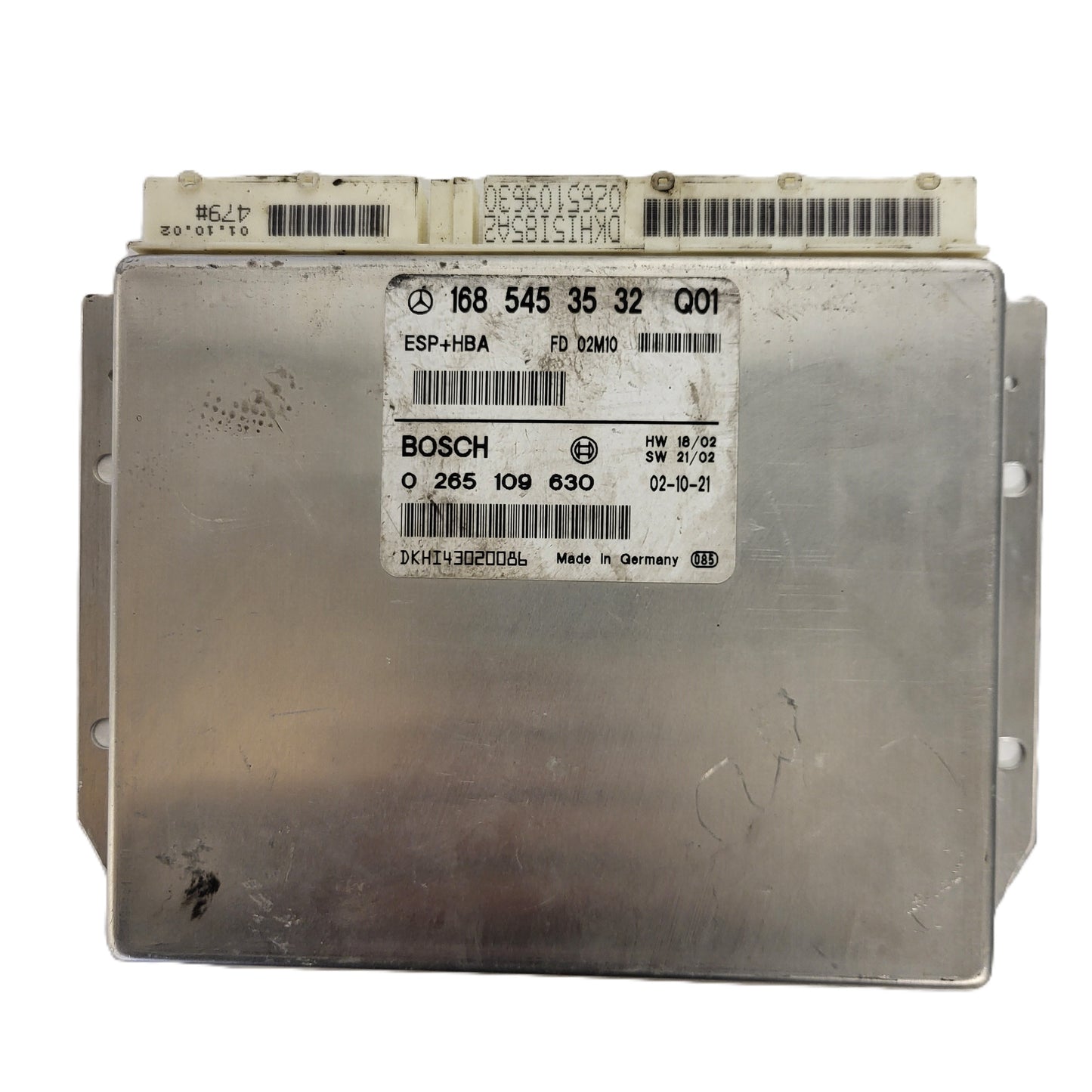 MERCEDES-BENZ A CLASS W168 ESP ECU / 1685453532 / 0265109630 / BOSCH ESP+HBA