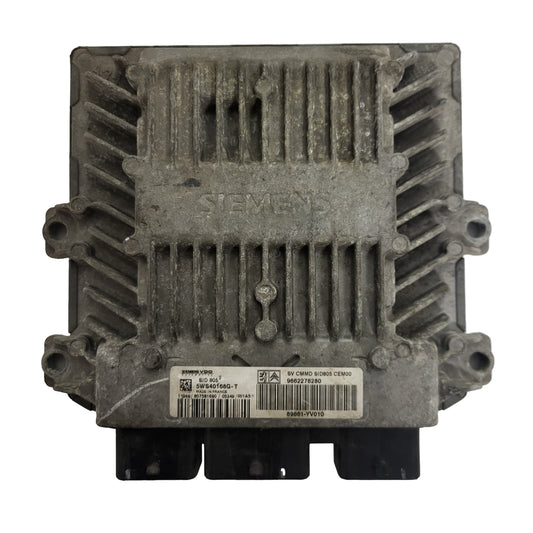 Peugeot Citroen ECU / 5WS40168G-T / 9662276280 / 89661-YV010 / SID805 / SIEMENS